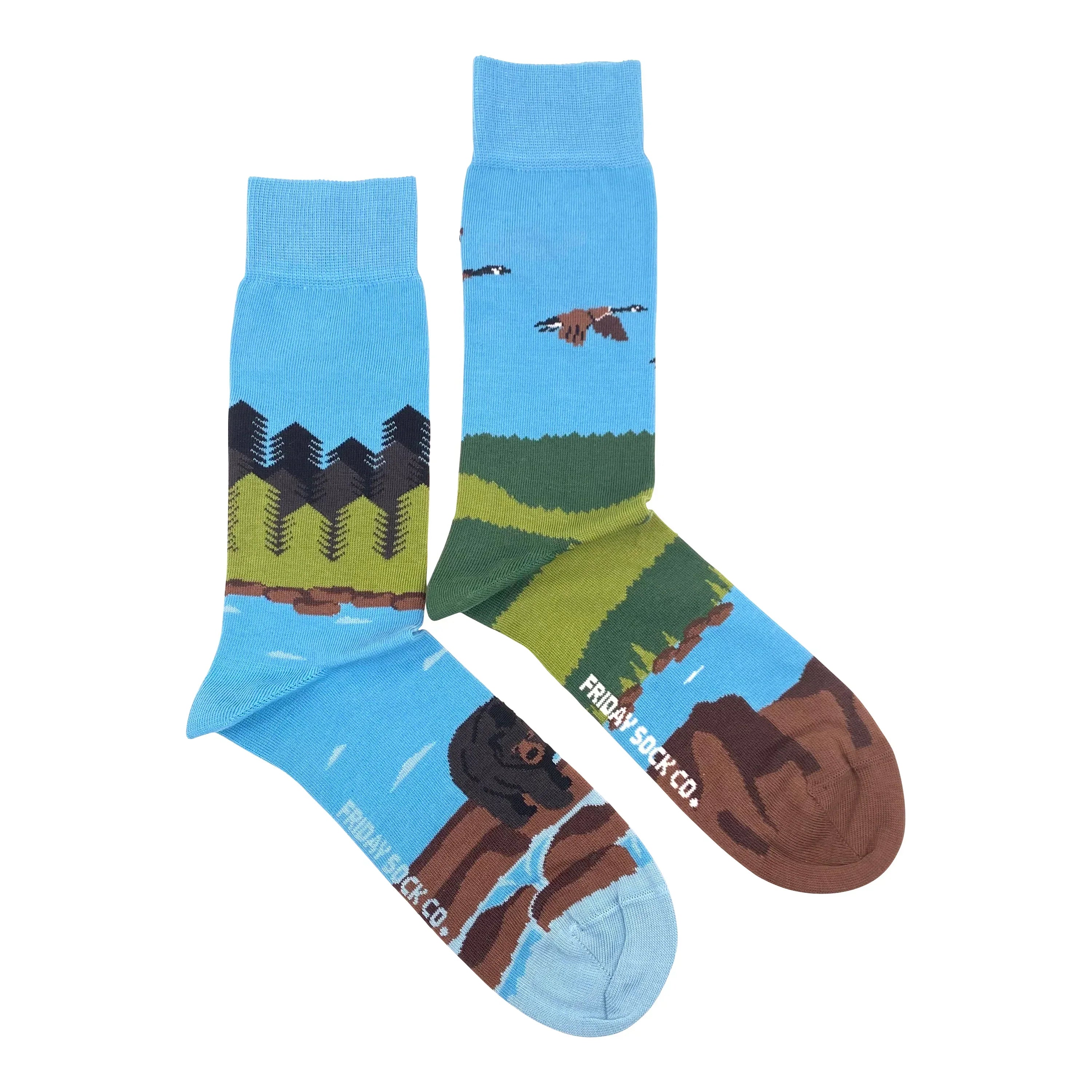 Friday Sock Co Men’s Canadian Shield Landscape Socks