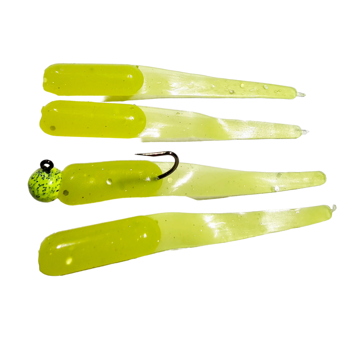 GTB Mo-Magic Carrot Soft Bait 4pk w/1/16oz Jig Head