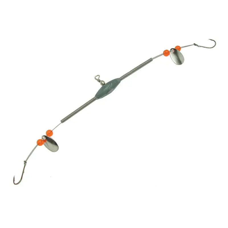 COMPAC Ice Fishing Spreaders Double Arm w/Orange Beads