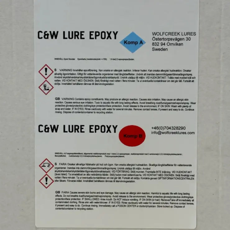 Wolfcreek C&W Lure Epoxy Bio-Based