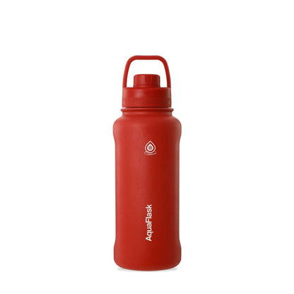 AquaFlask 935mL (32oz) Vacuum Insulated Bottle – Stainless Steel, Leak-Proof