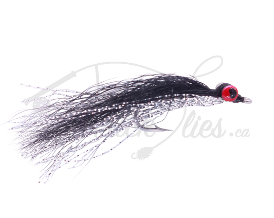 Clouser Minnow Black/Silver