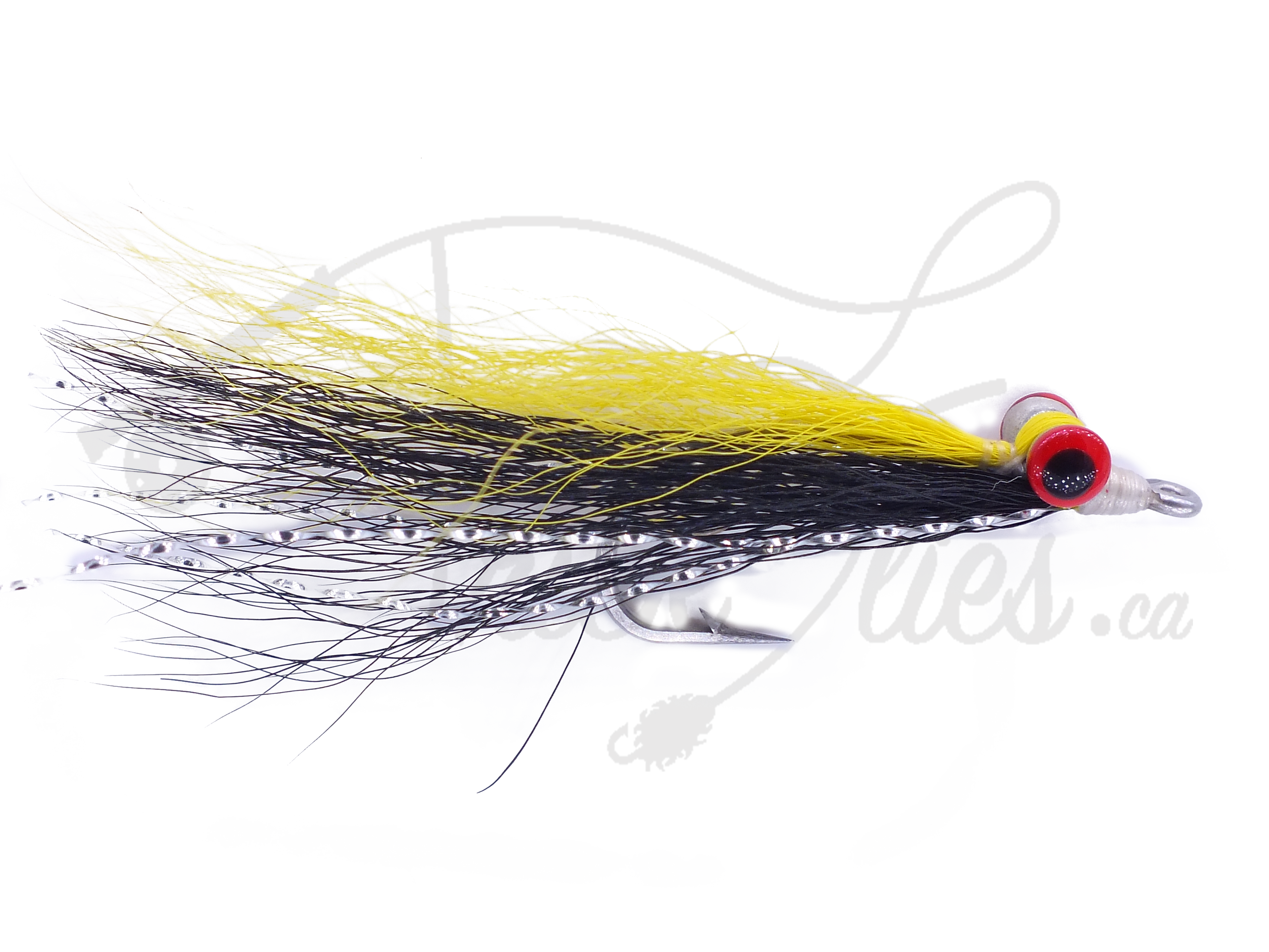 california fishing poles black & yellow Clouser Minnow Yellow/Black – Stony Tackle Shack