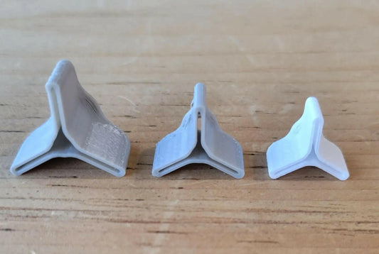 Concussion Creations Treble Hook Guards Assorted Colors Small, Medium, Large, Side View