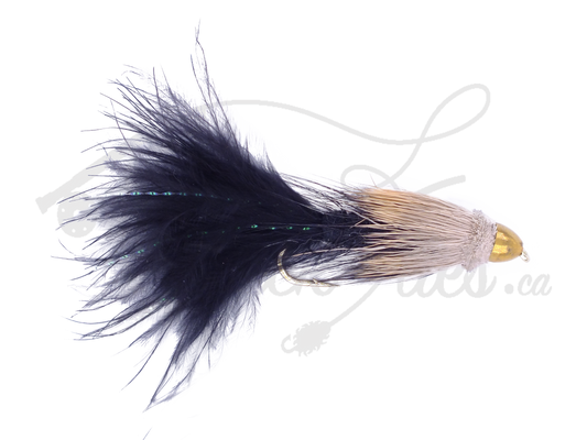 Conehead Bow River Bugger Black