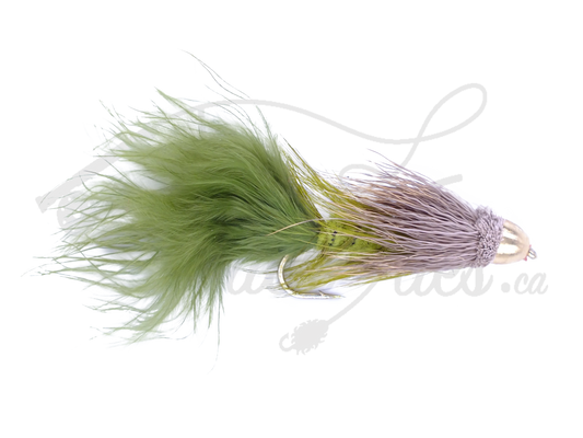 Conehead Bow River Bugger Olive