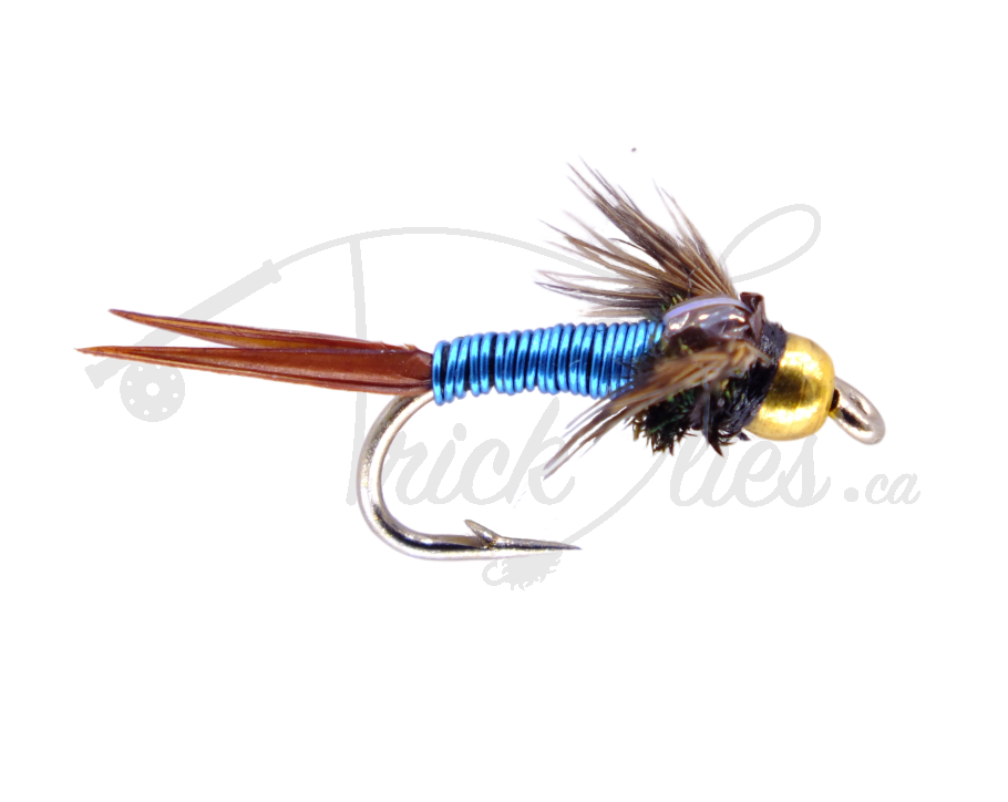 Beadhead Copper John Blue