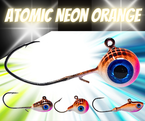 Atomic Neon Glow Walleye Jig – 2 Pack | HCL