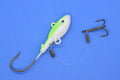Big Sky Lake Trout Jigs w/Stinger Hook 1oz 1/packLime