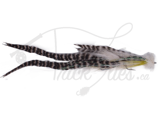 Double Buford Chartreuse and White