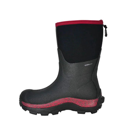 Dryshod Women's Arctic Storm Mid Black/Cranberry