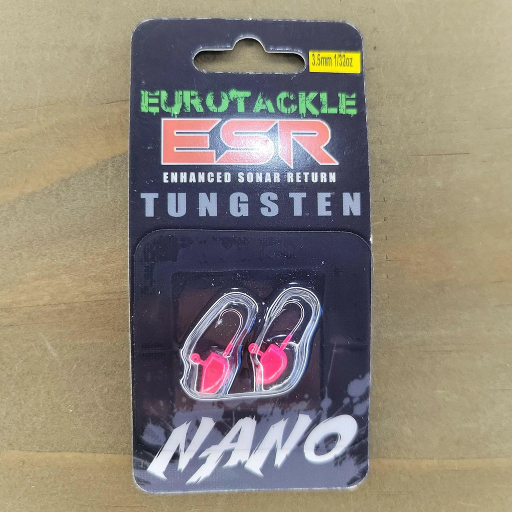 Euro-Tackle ESR Nano 3.5mm Jig Head Pink 2pcs C.G. Emery