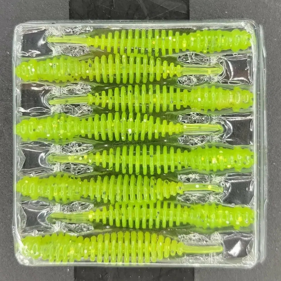 Euro-Tackle Fat Assasin Bait Chartreuse 8/pk C.G. Emery
