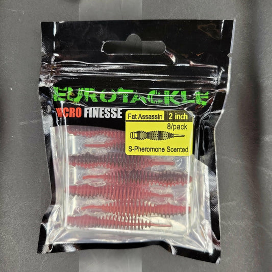 Euro Tackle Fat Assasin Bait Dark Rage 8/pk C.G. Emery