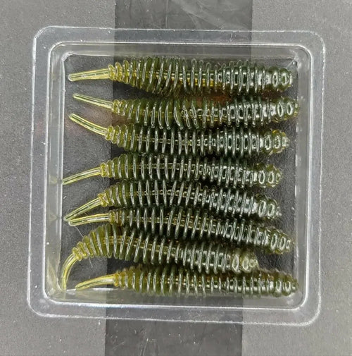 Euro-Tackle Fat Assasin Bait Green Pumpkin 8/pk C.G. Emery