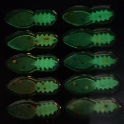 Euro-Tackle Mini Leech Wonder Bread Glow 10/pk C.G. Emery