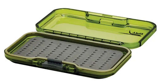 Waterproof Fly Box -Triangle Slit Foam - Single Sided - Olive