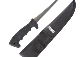 Compac Rubber Handle Filet Knife w/Sheath