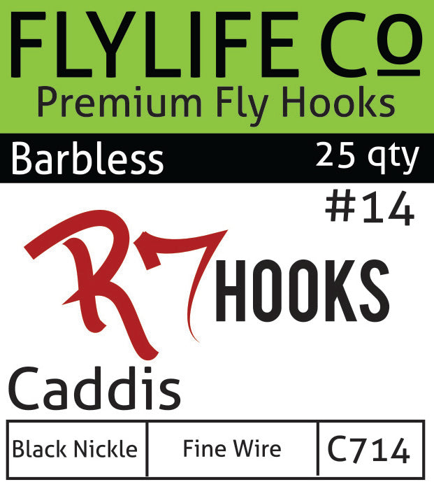 FLY LIFE CO - R7 CADDIS HOOK