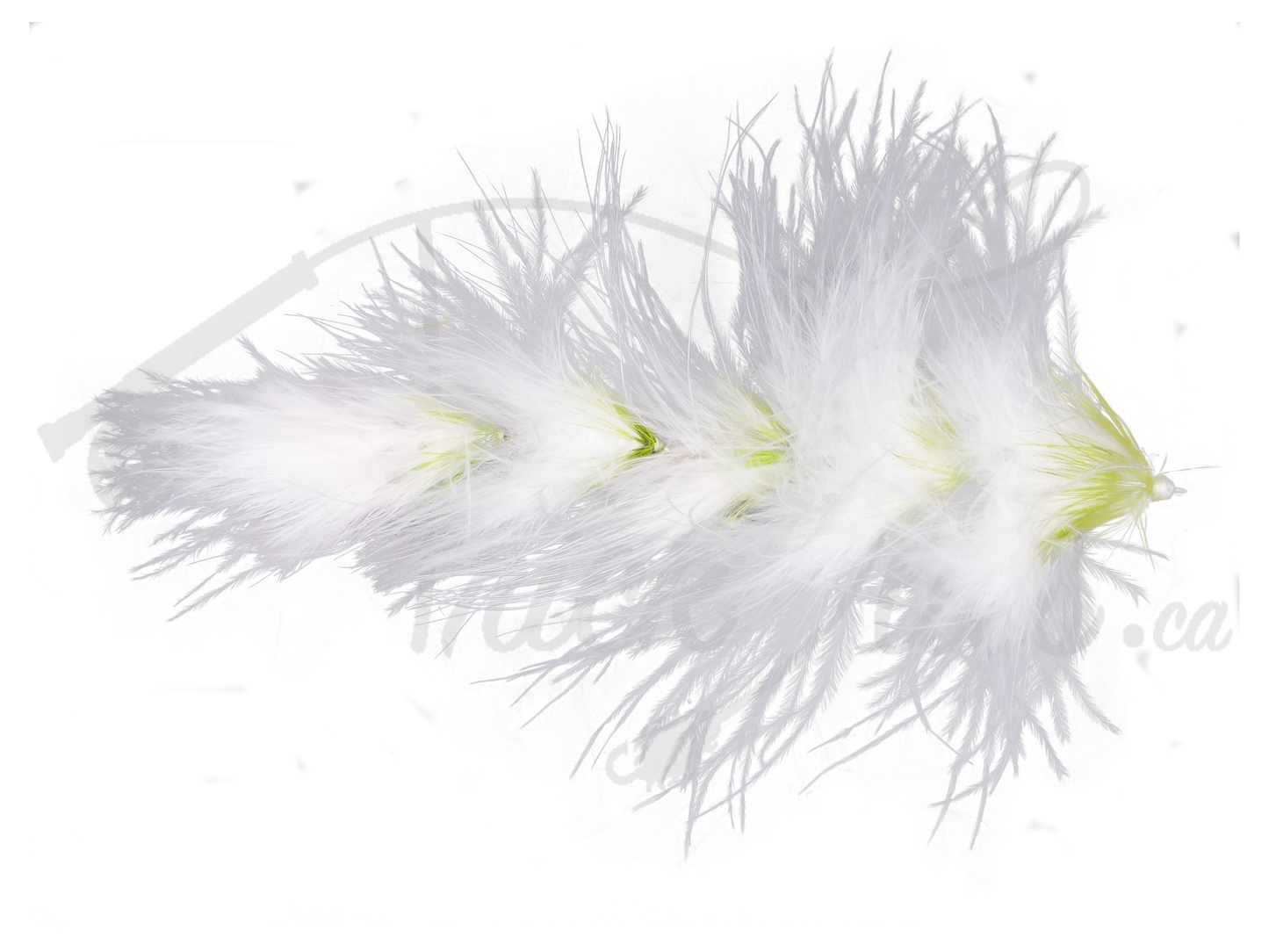 Feather Changer Chartreuse/White XL