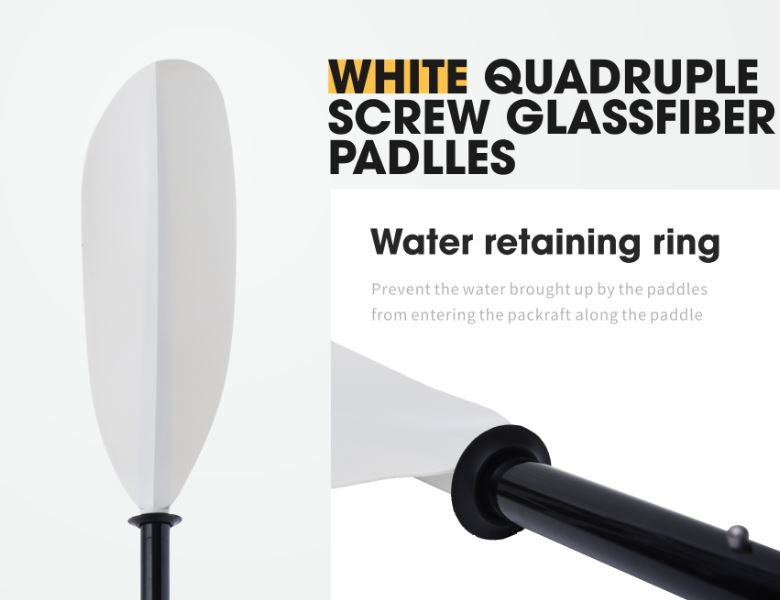 Fiberglass Packraft/Kayak Paddle