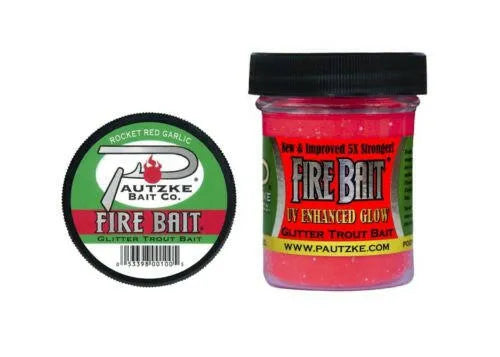 Pautzke's Fire Bait Trout Dough - Rocket Red Garlic