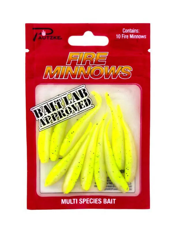 Pautzke's Fire Minnows 2-1/2" Chartreuse