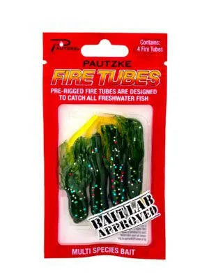 Pautzke's Fire Tubes 4/pk - Green