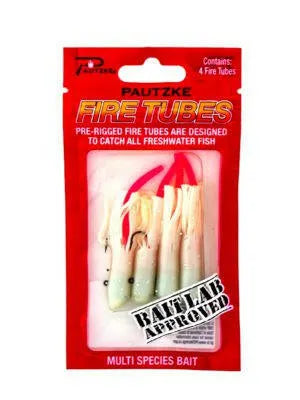 Pautzke's Fire Tubes 4/pk - White