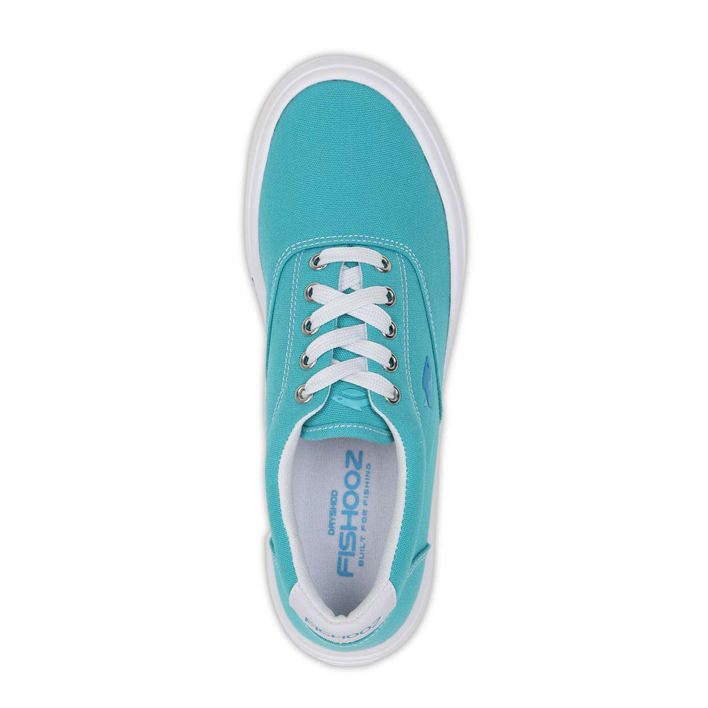Fishooz Women's Sunbrella® Lace Teal/White