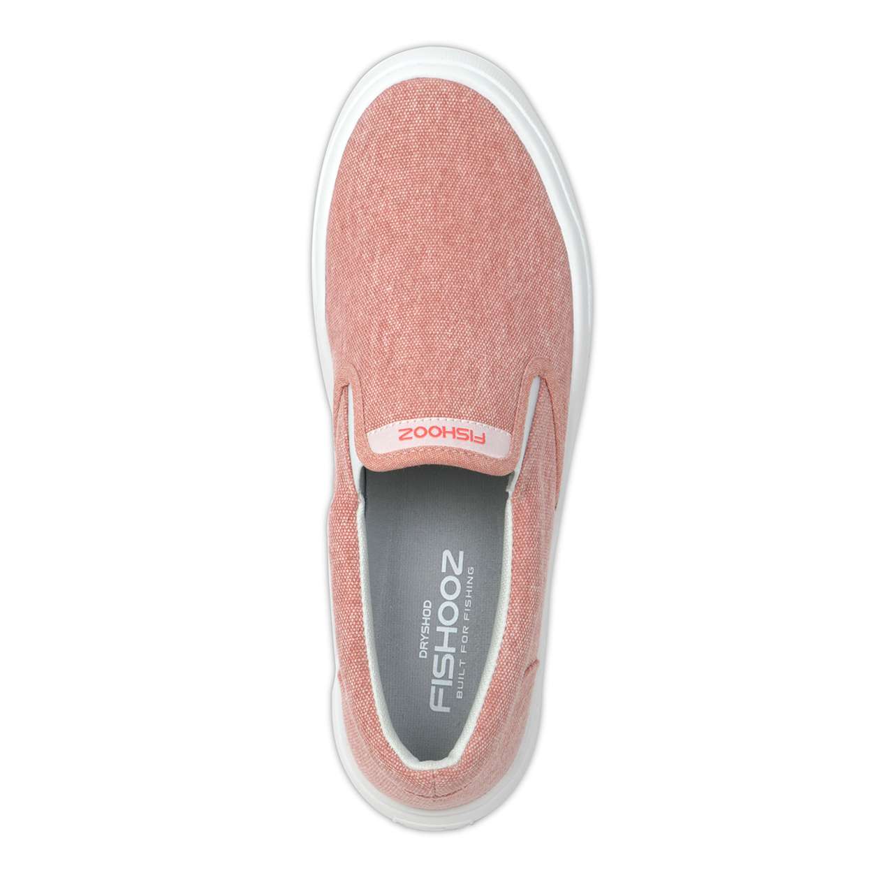 Fishooz Women's Sunwashed Slip-On Coral/White