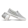 Fishooz Women's Sunwashed Slip-On Grey/White