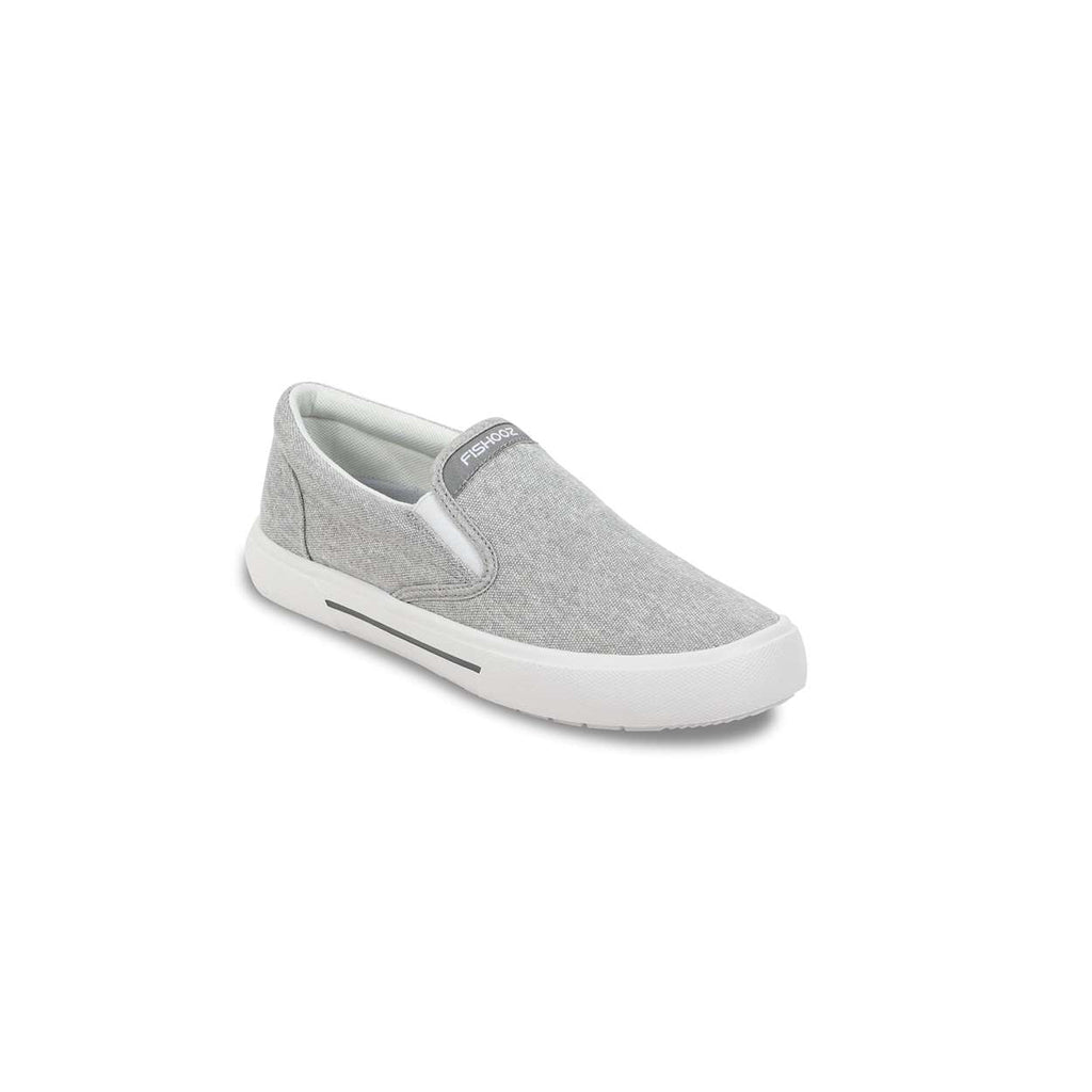 Fishooz Women's Sunwashed Slip-On Grey/White