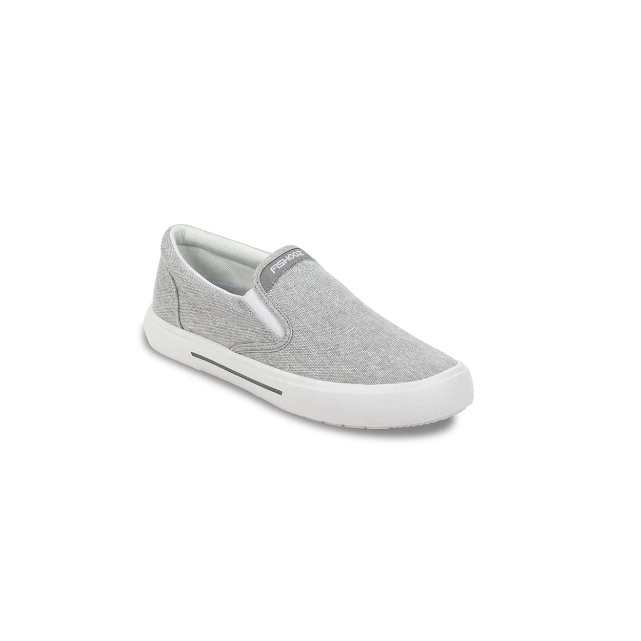 Fishooz Women's Sunwashed Slip-On Grey/White