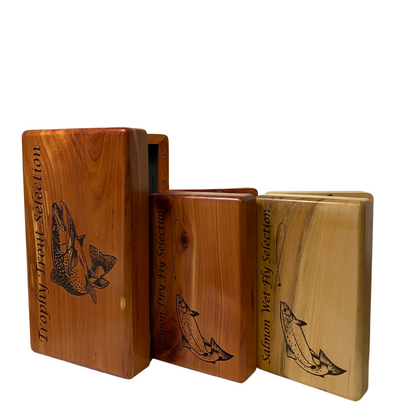 Local Hand Crafted Wooden Flyboxes & Fly Kits