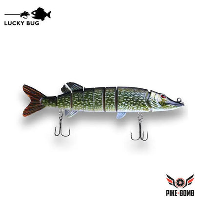 Lucky Bug 8" Pike Bomb Lures Frenzy Pike