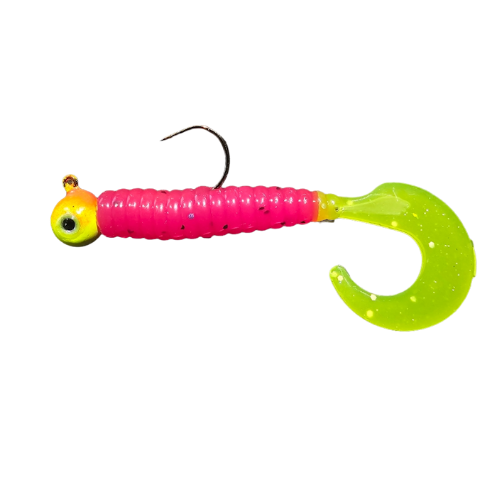 GTB 3" Dreamer Grub Toxic Rose 3/pk