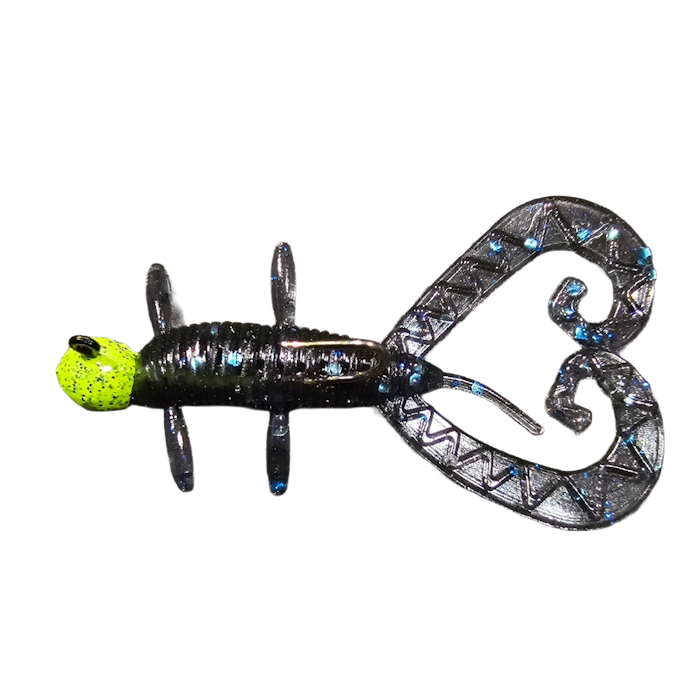 GTB 2" Mini Twist Tails 6/pk