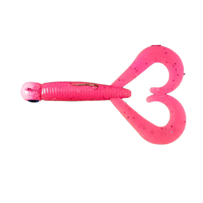 GTB 4" Twist Tail Grubs Single & Double Tail Fishing Lures