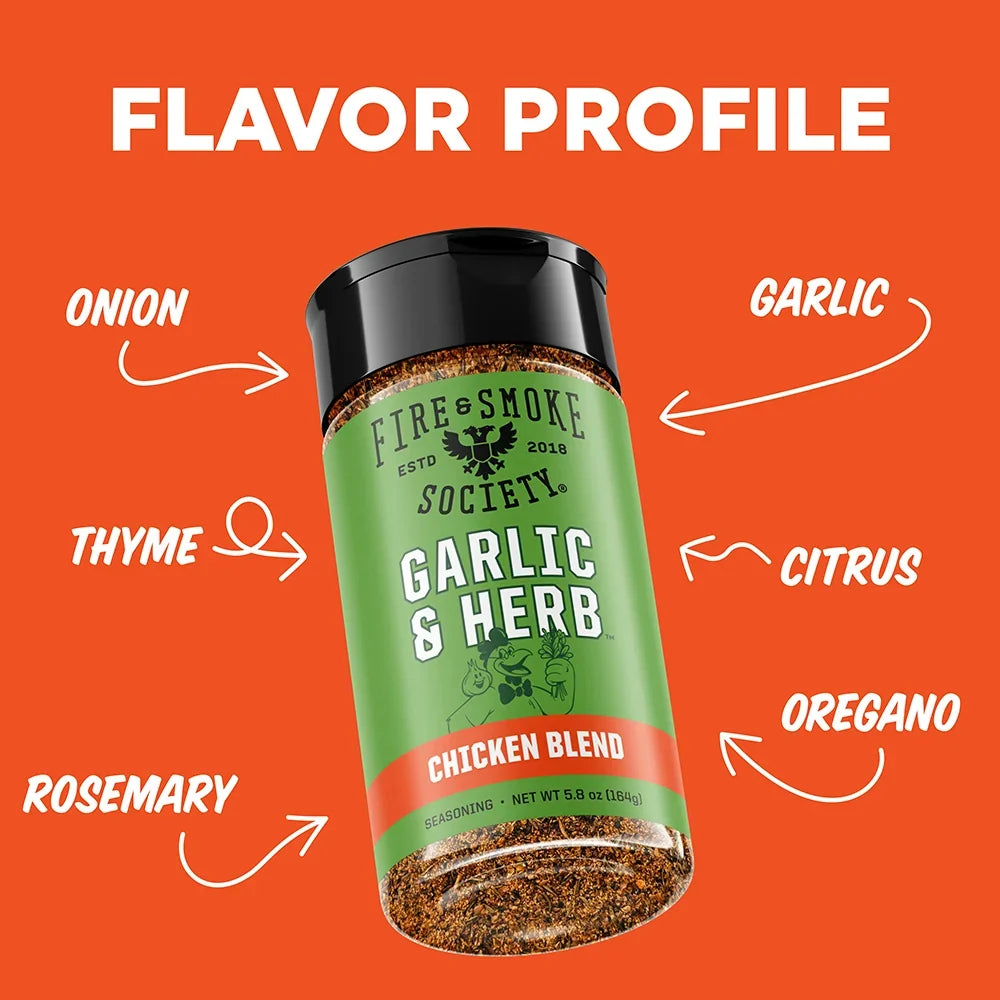Fire & Smoke Society Garlic & Herb