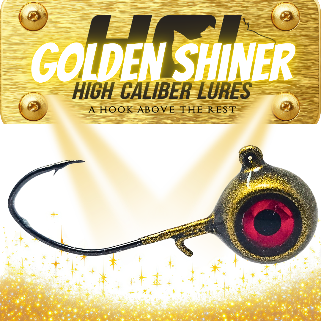 Golden Shiner Walleye Jig – High Caliber Lures