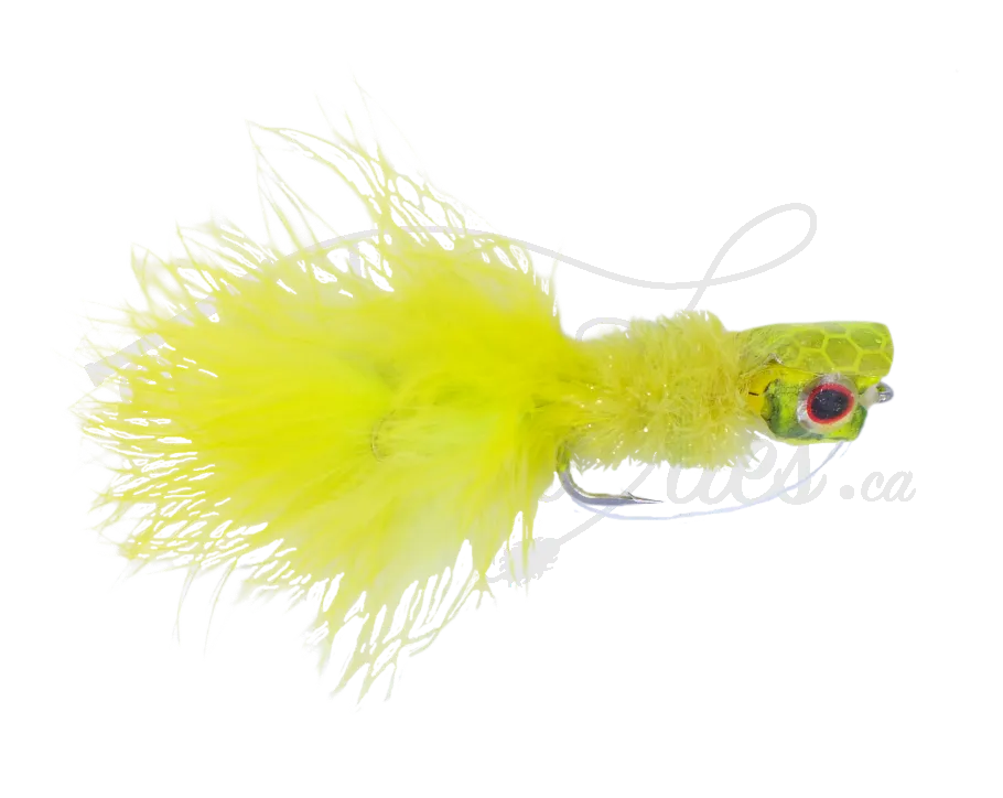 Howitzer Articulated Baitfish Popper Yellow/Chartreuse