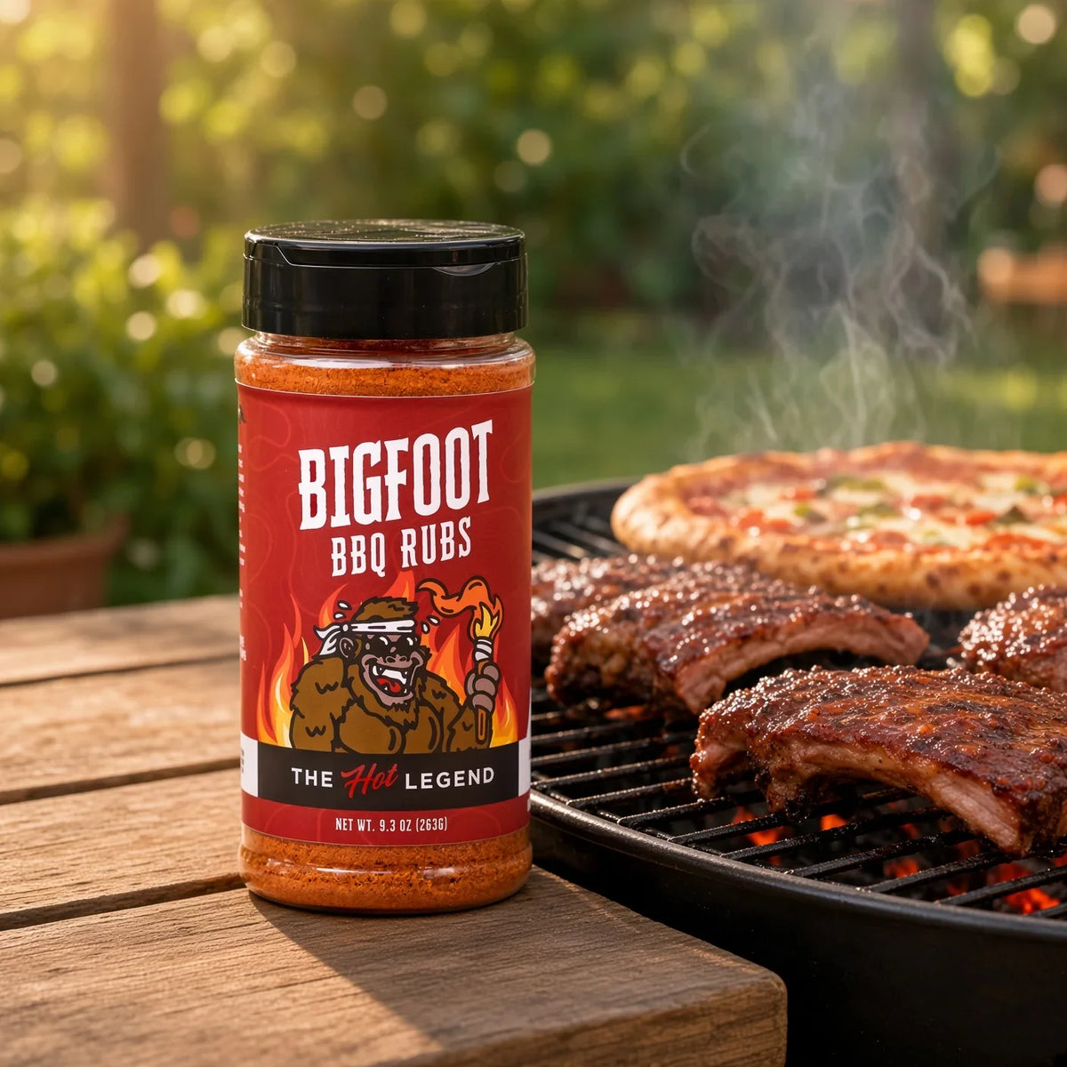 Bigfoot BBQ Rubs The "Hot" Legend BBQ Rub - Short-Dated Clearance – Best Before Oct. 15/26