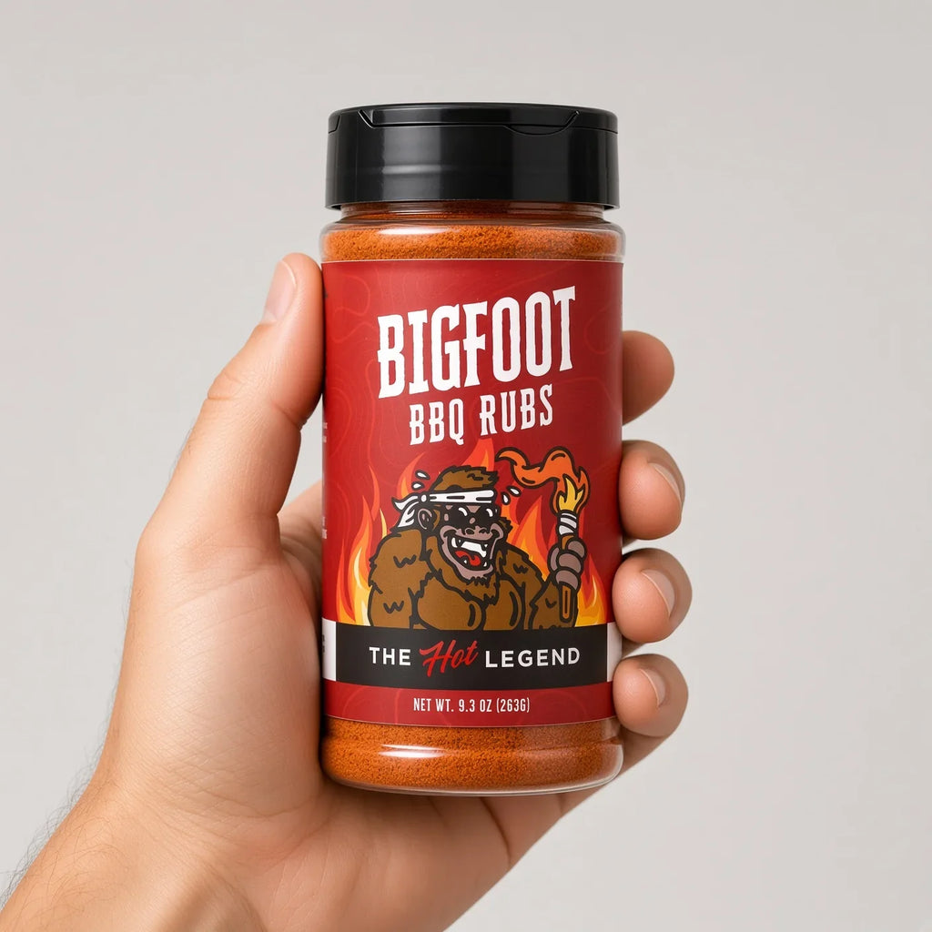 Bigfoot BBQ Rubs The "Hot" Legend BBQ Rub - Short-Dated Clearance – Best Before Oct. 15/26