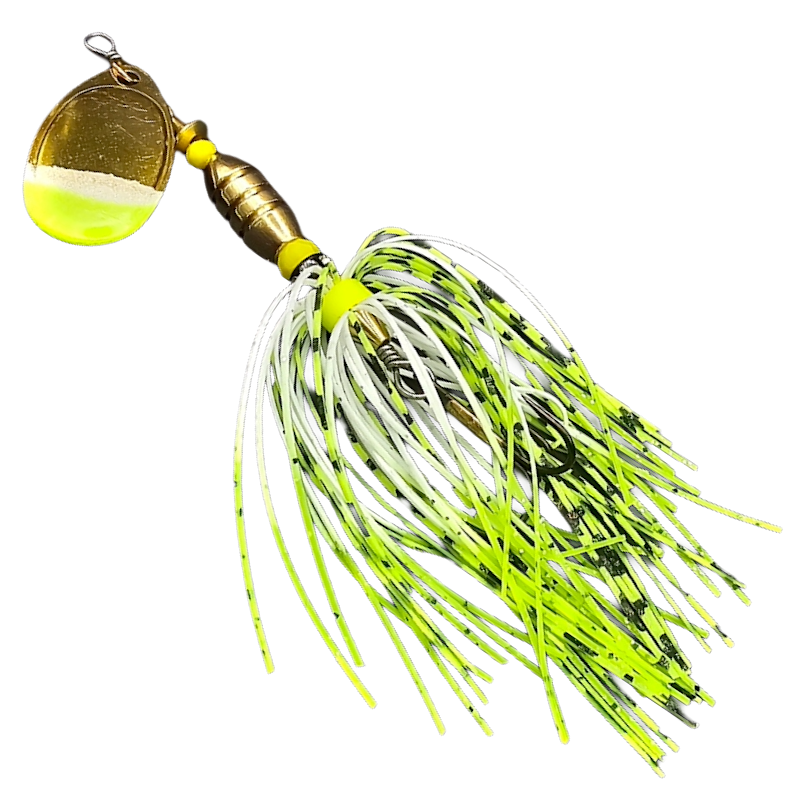 GTB In-Line Spinners Large w/Skirt Pike/Walleye