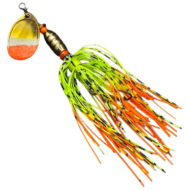 GTB In-Line Spinners Large w/Skirt Pike/Walleye