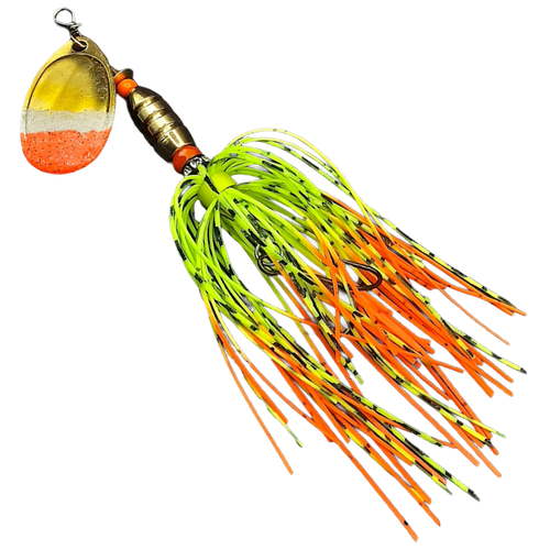 GTB In-Line Spinners Large w/Skirt Pike/Walleye