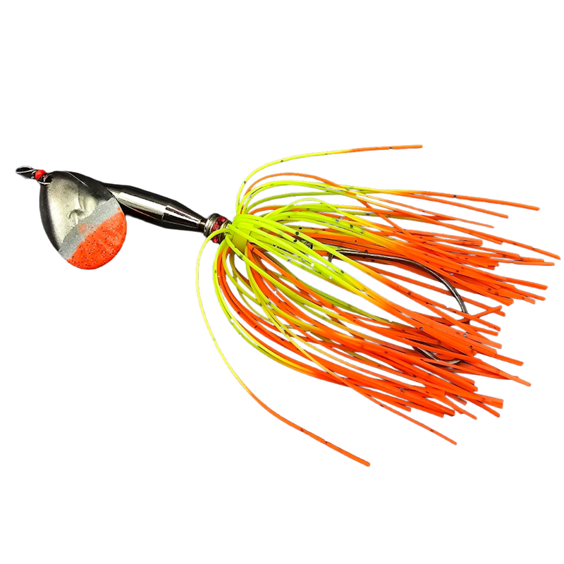 GTB In-Line Spinners Large w/Skirt Pike/Walleye
