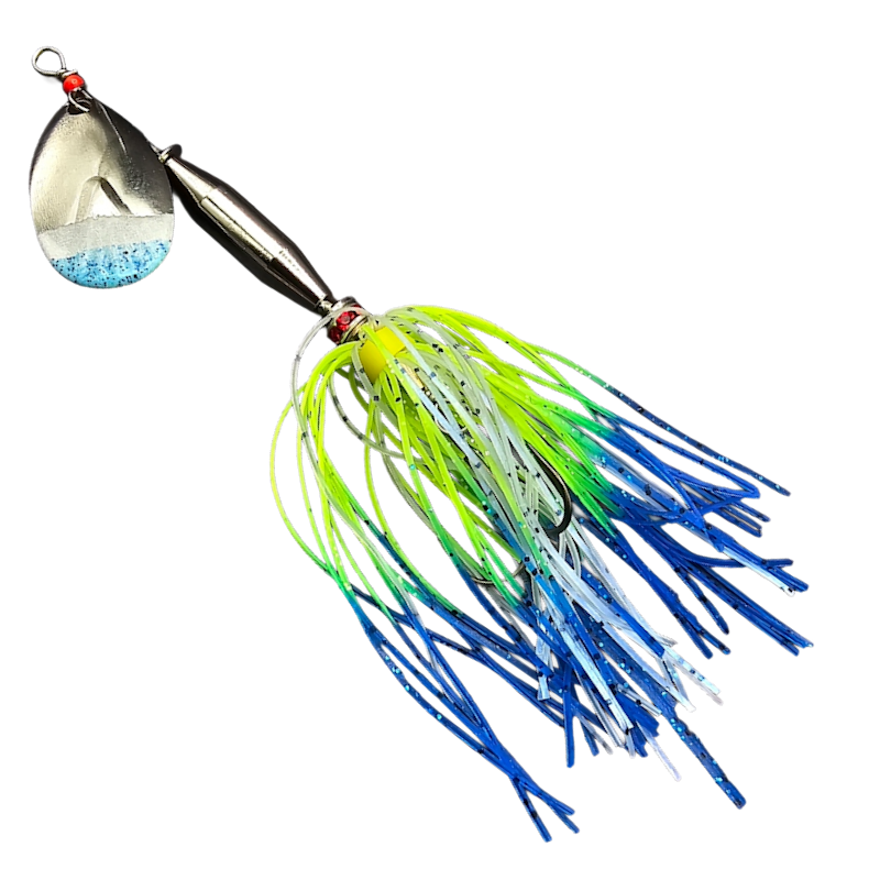 GTB In-Line Spinners Large w/Skirt Pike/Walleye