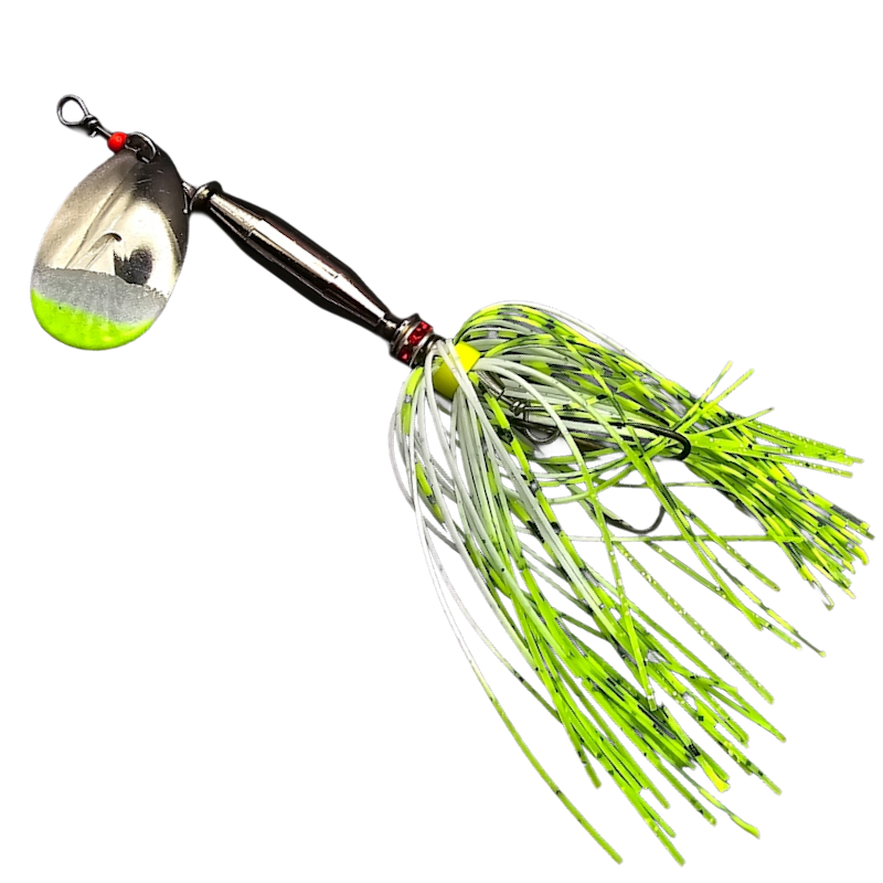 GTB In-Line Spinners Large w/Skirt Pike/Walleye